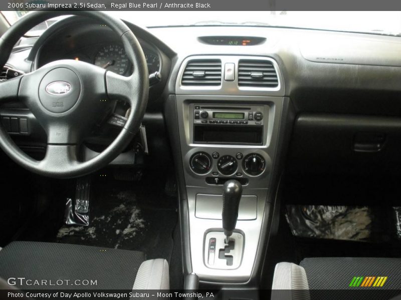 Regal Blue Pearl / Anthracite Black 2006 Subaru Impreza 2.5i Sedan