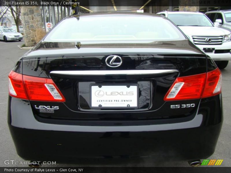 Black Onyx / Cashmere 2007 Lexus ES 350