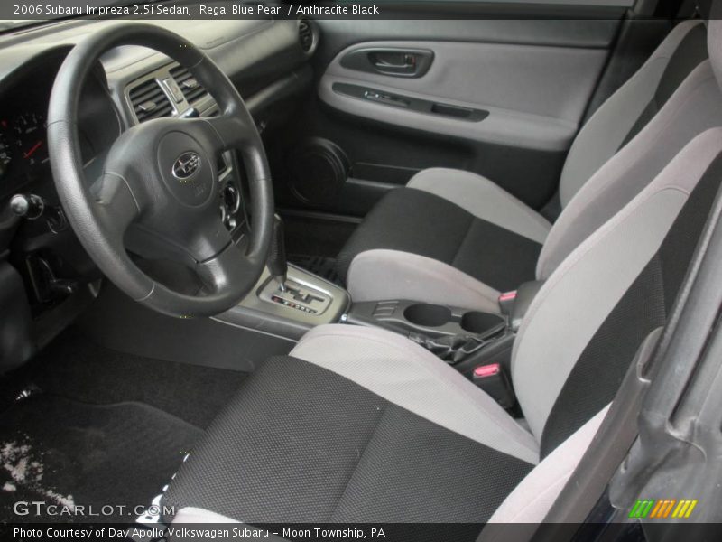 Regal Blue Pearl / Anthracite Black 2006 Subaru Impreza 2.5i Sedan