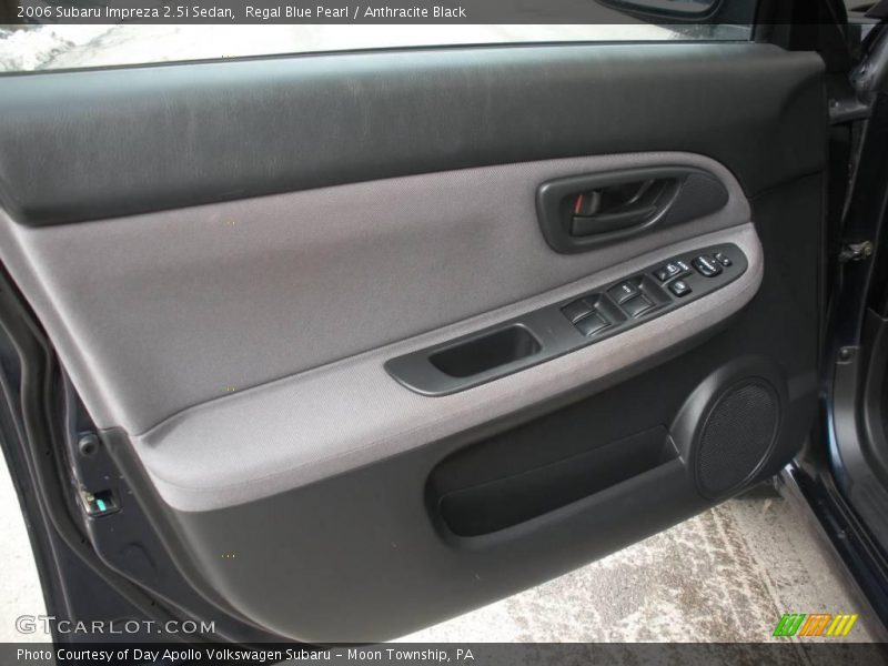 Regal Blue Pearl / Anthracite Black 2006 Subaru Impreza 2.5i Sedan