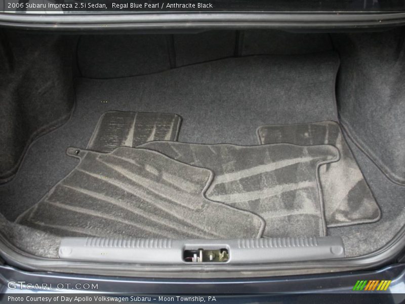 Regal Blue Pearl / Anthracite Black 2006 Subaru Impreza 2.5i Sedan