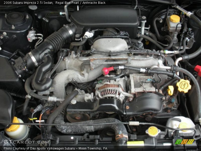 Regal Blue Pearl / Anthracite Black 2006 Subaru Impreza 2.5i Sedan