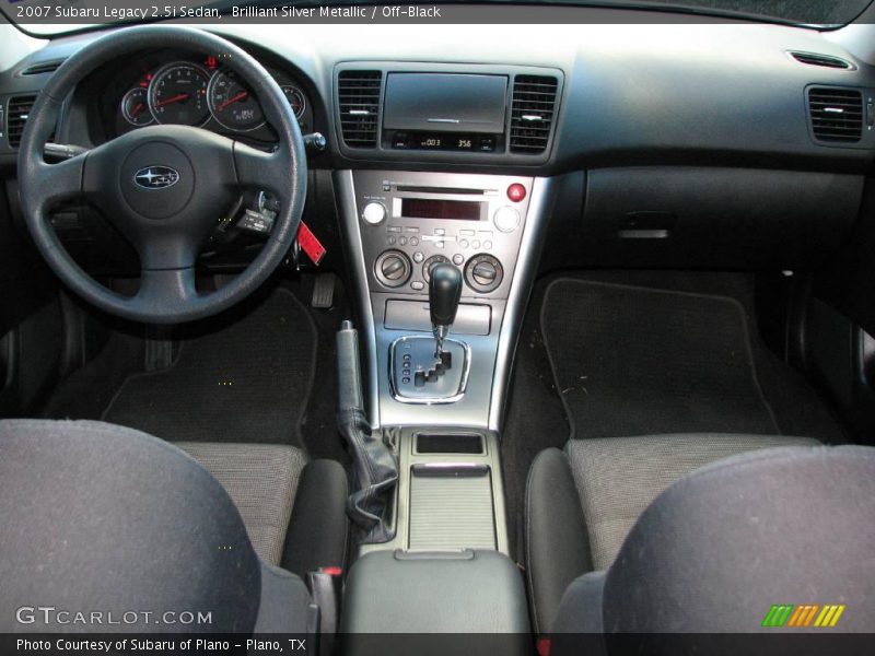 Brilliant Silver Metallic / Off-Black 2007 Subaru Legacy 2.5i Sedan