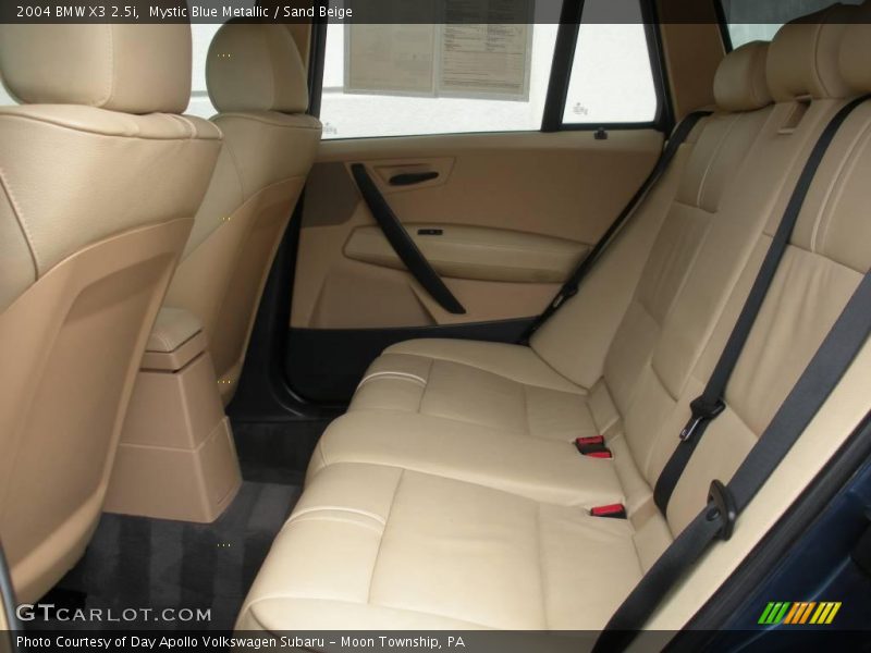 Mystic Blue Metallic / Sand Beige 2004 BMW X3 2.5i