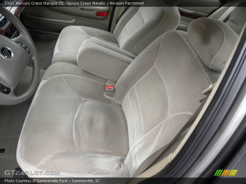 Spruce Green Metallic / Medium Parchment 2001 Mercury Grand Marquis GS