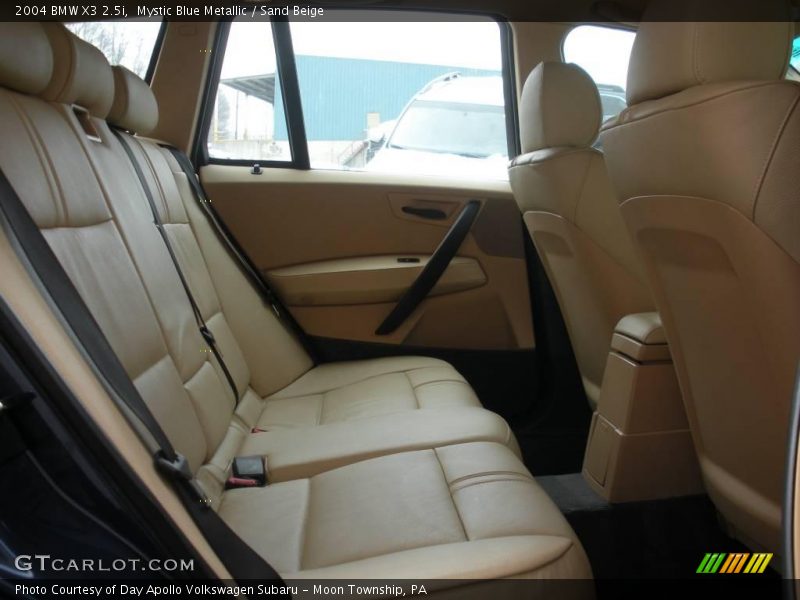Mystic Blue Metallic / Sand Beige 2004 BMW X3 2.5i