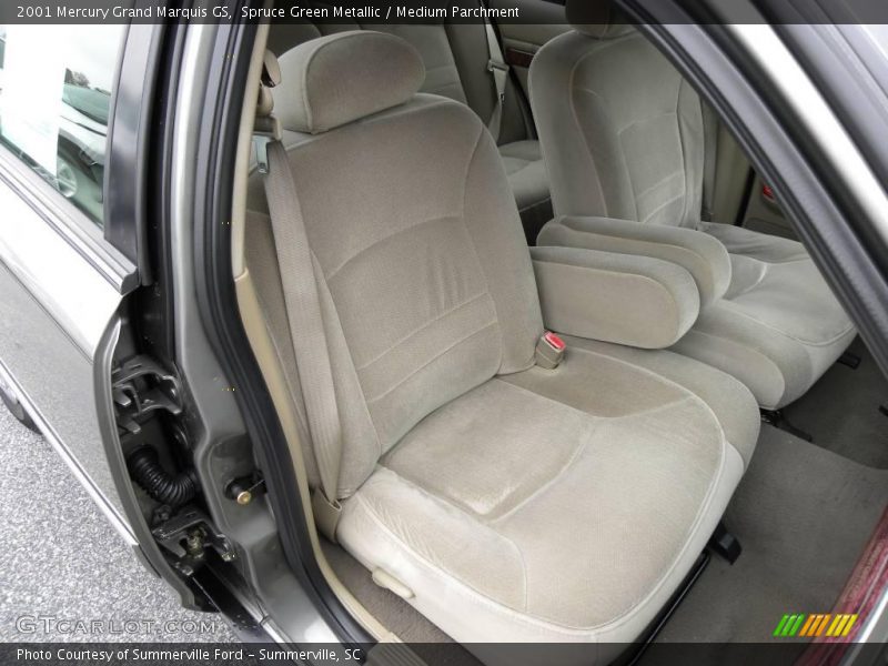 Spruce Green Metallic / Medium Parchment 2001 Mercury Grand Marquis GS