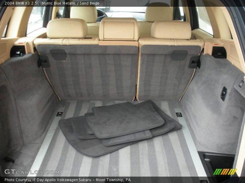 Mystic Blue Metallic / Sand Beige 2004 BMW X3 2.5i