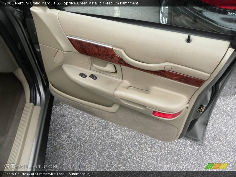 Spruce Green Metallic / Medium Parchment 2001 Mercury Grand Marquis GS