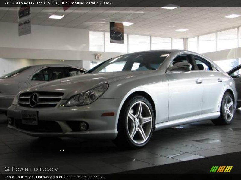 Iridium Silver Metallic / Black 2009 Mercedes-Benz CLS 550