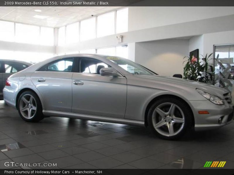 Iridium Silver Metallic / Black 2009 Mercedes-Benz CLS 550