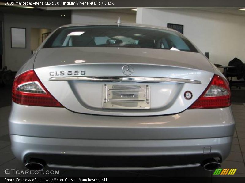 Iridium Silver Metallic / Black 2009 Mercedes-Benz CLS 550