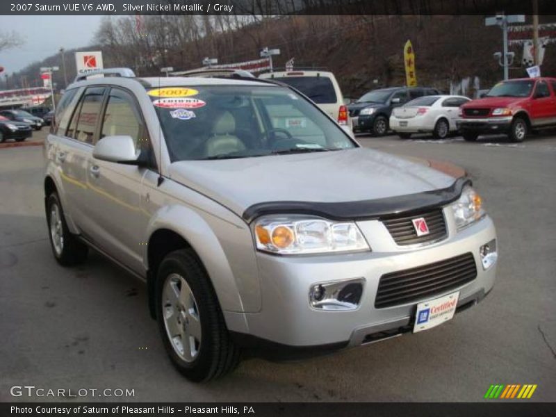 Silver Nickel Metallic / Gray 2007 Saturn VUE V6 AWD