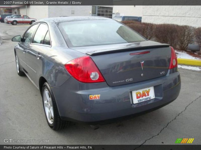 Granite Metallic / Ebony 2007 Pontiac G6 V6 Sedan
