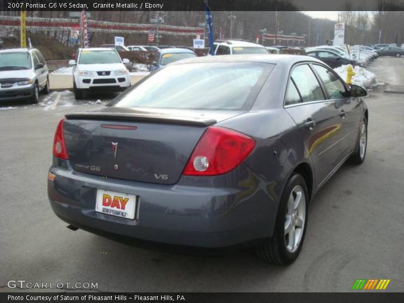 Granite Metallic / Ebony 2007 Pontiac G6 V6 Sedan
