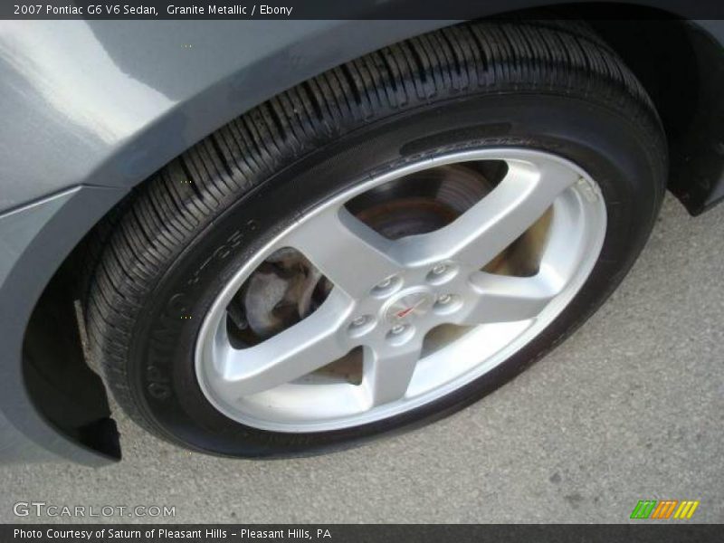 Granite Metallic / Ebony 2007 Pontiac G6 V6 Sedan