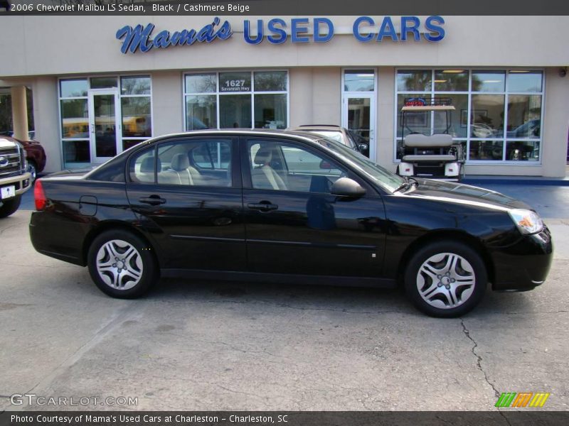 Black / Cashmere Beige 2006 Chevrolet Malibu LS Sedan