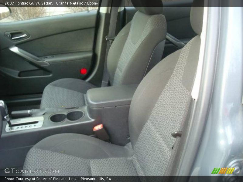 Granite Metallic / Ebony 2007 Pontiac G6 V6 Sedan