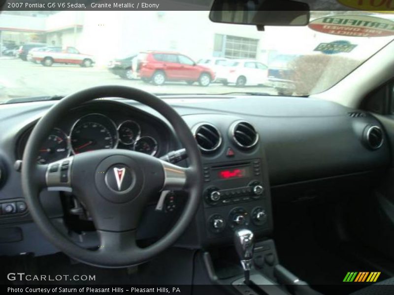 Granite Metallic / Ebony 2007 Pontiac G6 V6 Sedan