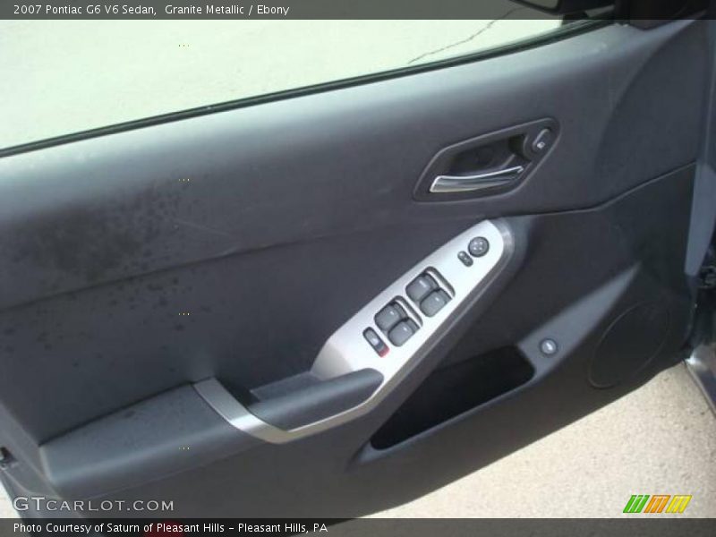 Granite Metallic / Ebony 2007 Pontiac G6 V6 Sedan