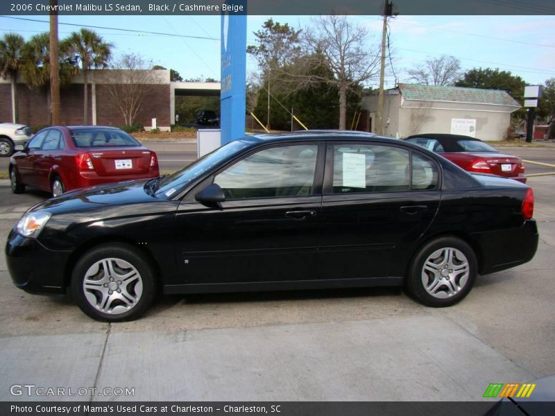 Black / Cashmere Beige 2006 Chevrolet Malibu LS Sedan