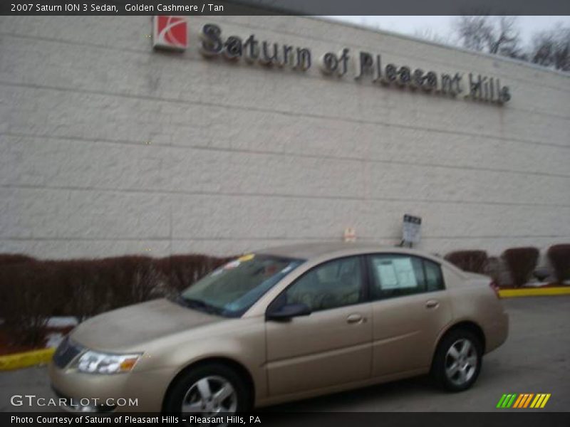 Golden Cashmere / Tan 2007 Saturn ION 3 Sedan