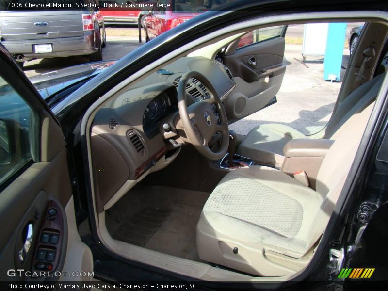 Black / Cashmere Beige 2006 Chevrolet Malibu LS Sedan