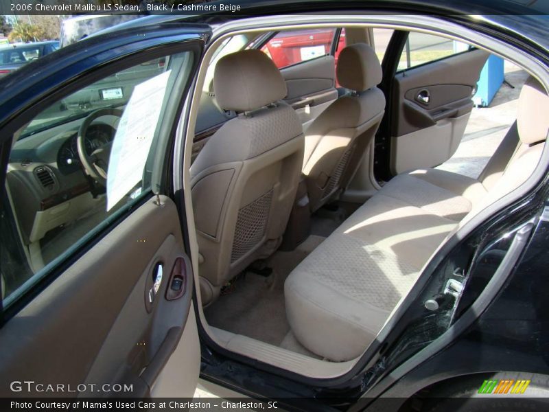 Black / Cashmere Beige 2006 Chevrolet Malibu LS Sedan