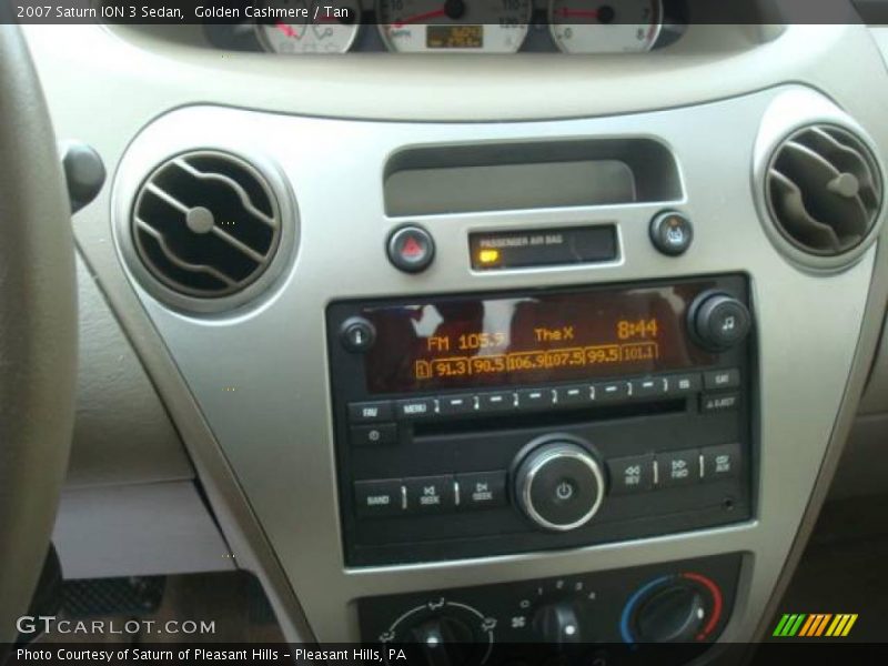 Golden Cashmere / Tan 2007 Saturn ION 3 Sedan