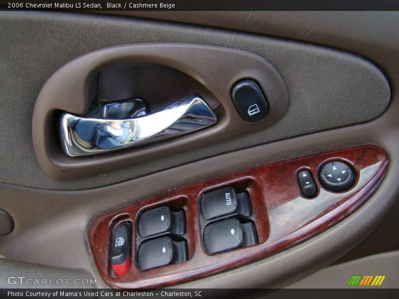 Black / Cashmere Beige 2006 Chevrolet Malibu LS Sedan