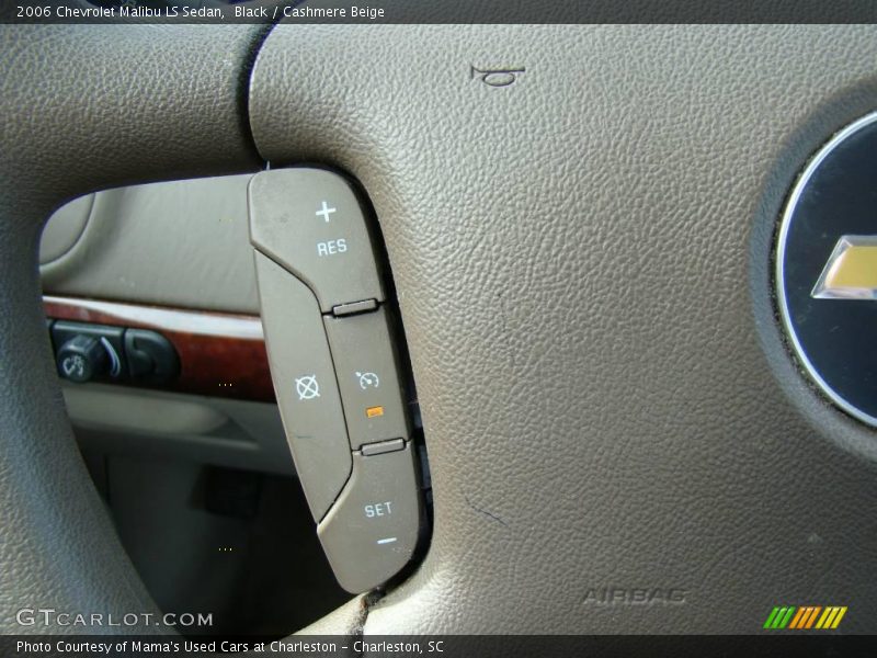 Black / Cashmere Beige 2006 Chevrolet Malibu LS Sedan