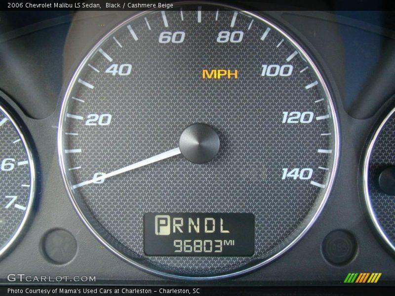 Black / Cashmere Beige 2006 Chevrolet Malibu LS Sedan