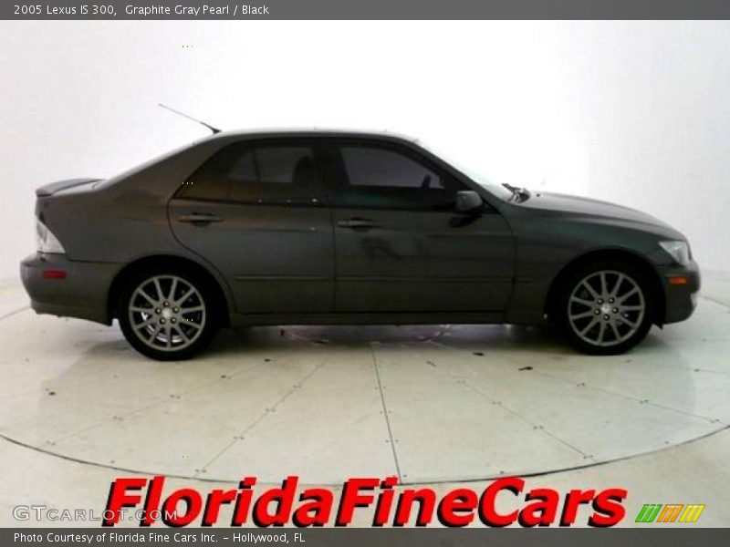 Graphite Gray Pearl / Black 2005 Lexus IS 300