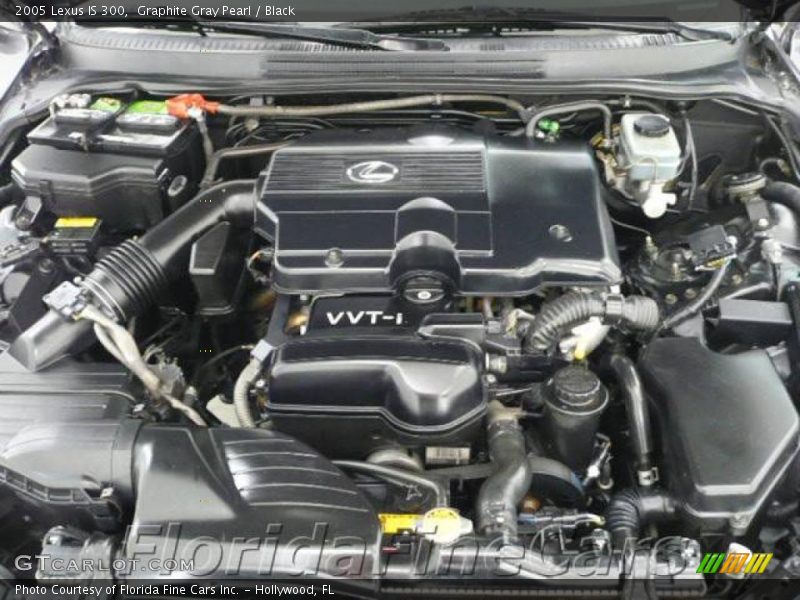 Graphite Gray Pearl / Black 2005 Lexus IS 300