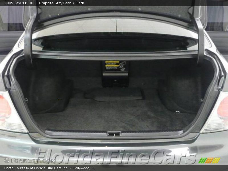Graphite Gray Pearl / Black 2005 Lexus IS 300