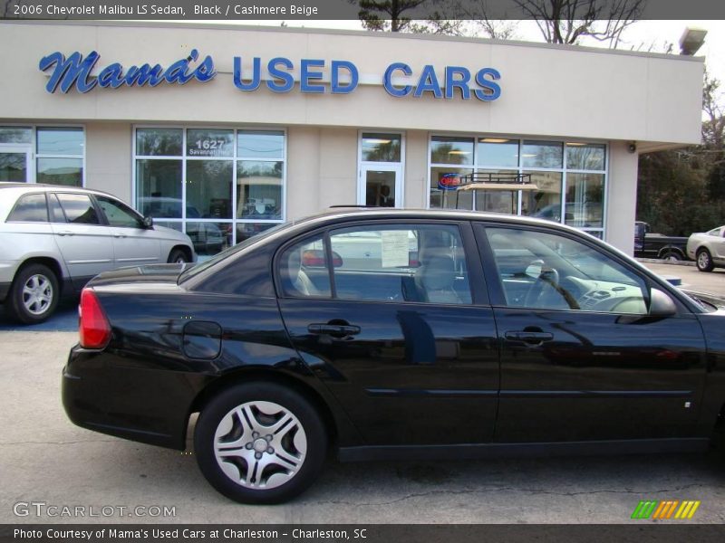 Black / Cashmere Beige 2006 Chevrolet Malibu LS Sedan