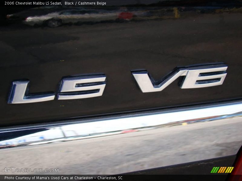 Black / Cashmere Beige 2006 Chevrolet Malibu LS Sedan
