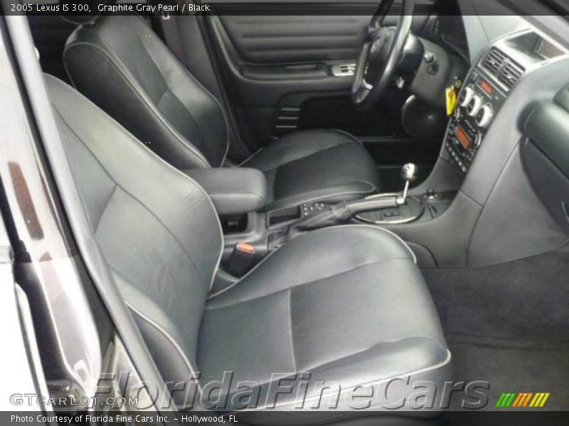 Graphite Gray Pearl / Black 2005 Lexus IS 300