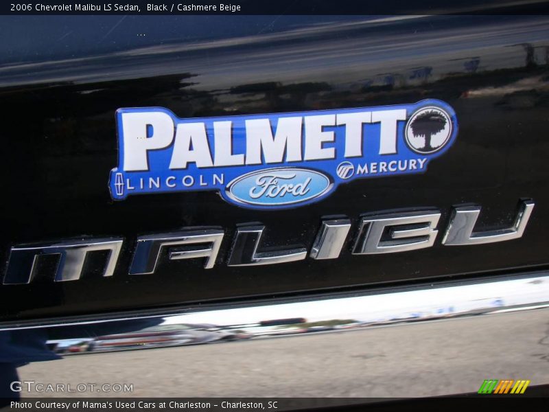 Black / Cashmere Beige 2006 Chevrolet Malibu LS Sedan