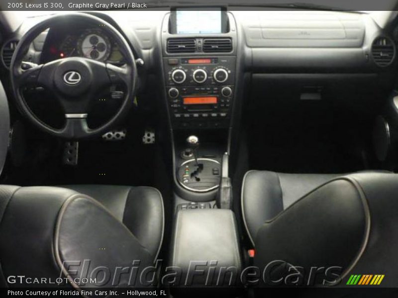 Graphite Gray Pearl / Black 2005 Lexus IS 300