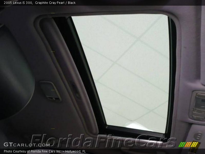 Graphite Gray Pearl / Black 2005 Lexus IS 300