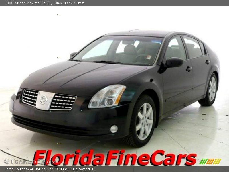 Onyx Black / Frost 2006 Nissan Maxima 3.5 SL