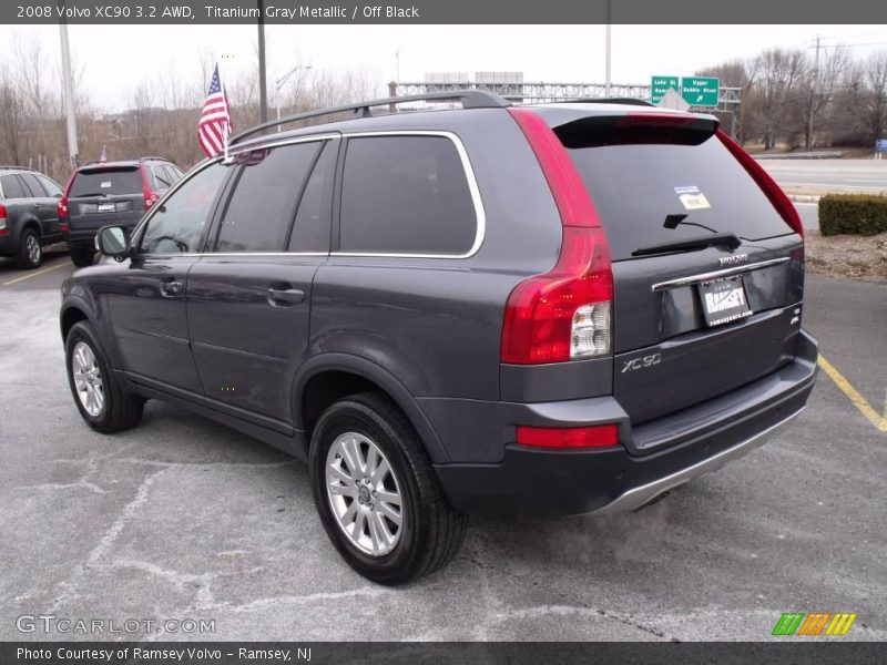 Titanium Gray Metallic / Off Black 2008 Volvo XC90 3.2 AWD