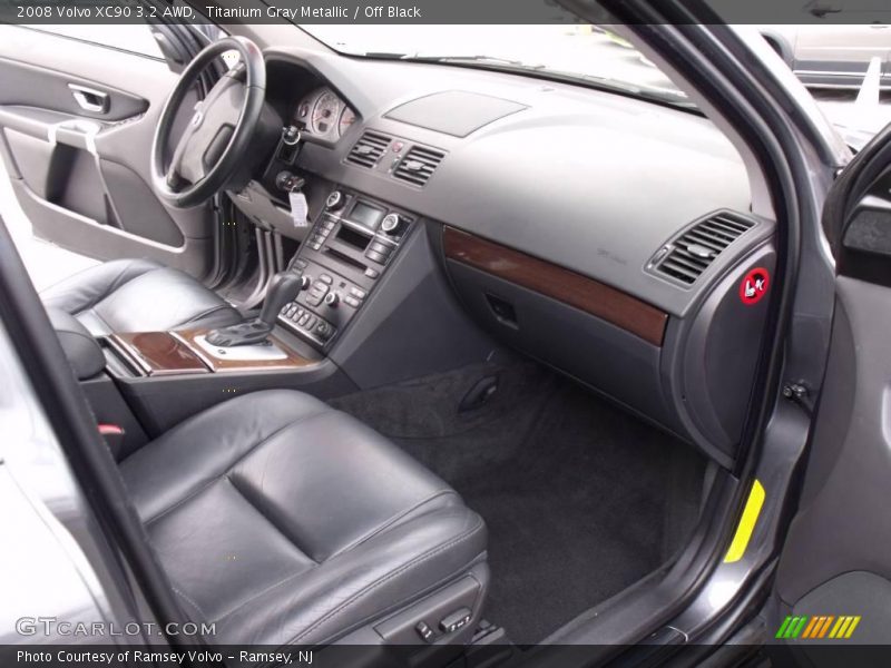 Titanium Gray Metallic / Off Black 2008 Volvo XC90 3.2 AWD