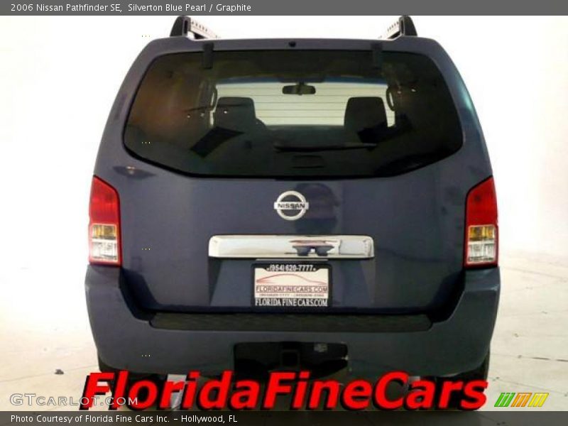Silverton Blue Pearl / Graphite 2006 Nissan Pathfinder SE