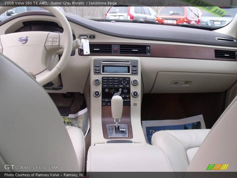 Oyster Gray Metallic / Sandstone Beige 2008 Volvo S80 T6 AWD