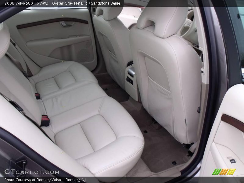 Oyster Gray Metallic / Sandstone Beige 2008 Volvo S80 T6 AWD