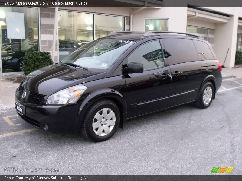 Galaxy Black / Beige 2005 Nissan Quest 3.5 S