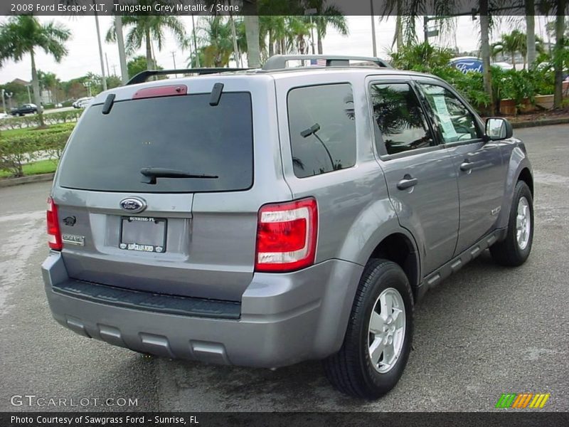 Tungsten Grey Metallic / Stone 2008 Ford Escape XLT