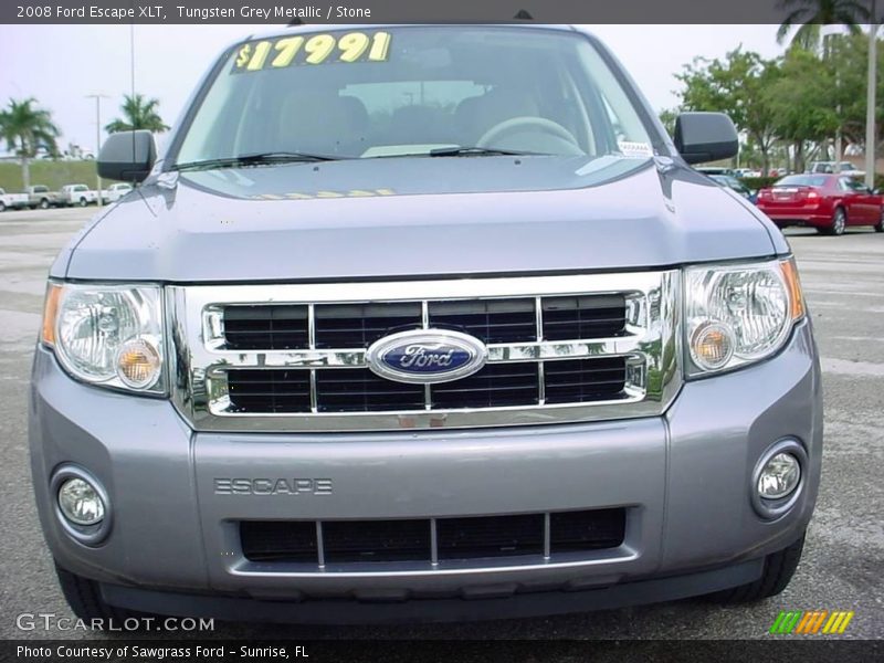 Tungsten Grey Metallic / Stone 2008 Ford Escape XLT
